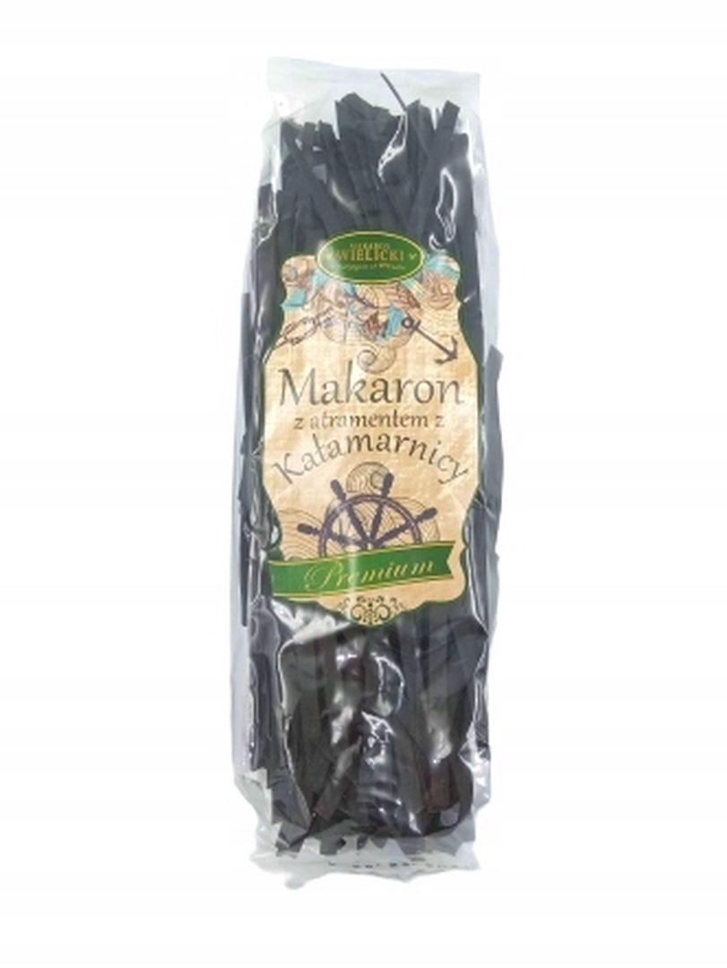Wielicki Makaron tagliatelle z atramantem kałamarnicy 200g