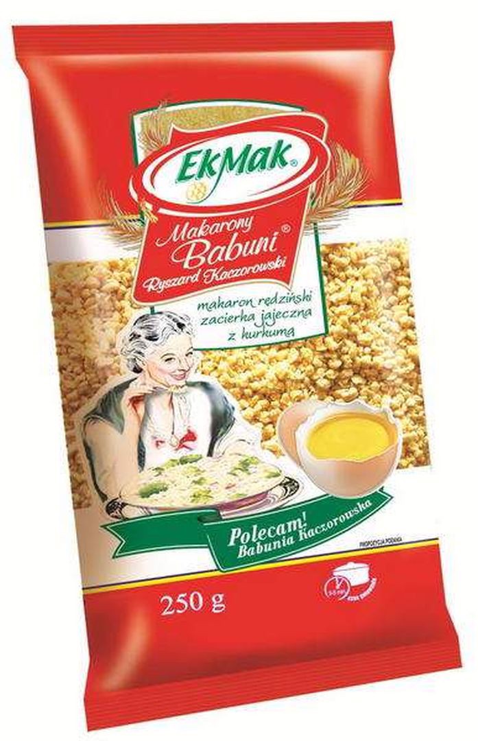Eko Mak Makarony Babuni zacierka jajeczna 250g