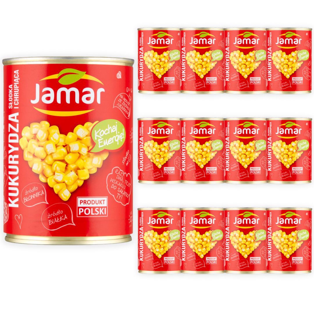 Jamar Kukurydza 400 g x 10 sztuk