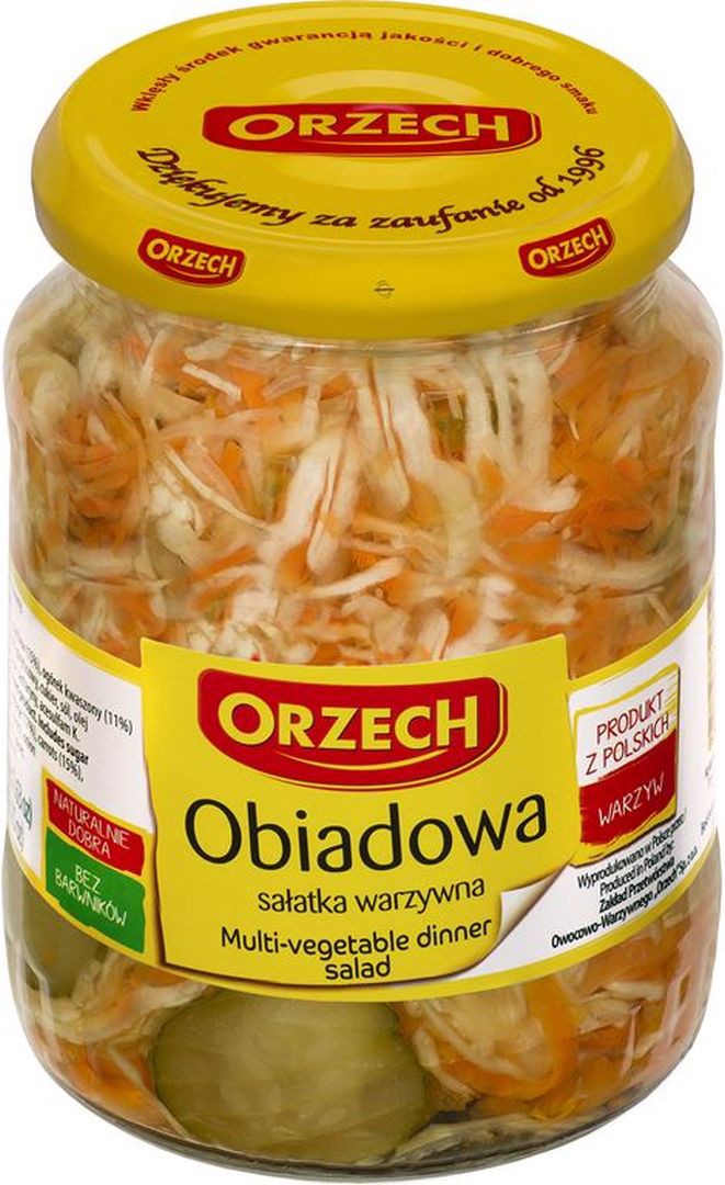 Orzech Sałatka obiadowa warzywna 860g