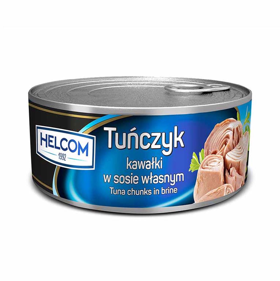 Helcom Tuńczyk kawałki w sosie własnym 170g