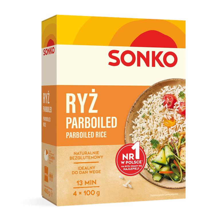 Sonko Ryż parboiled 400 g (4 x 100 g)