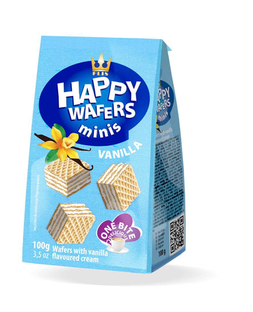 Flis Wafelek kostka Mix 2 smaków 100 g x 2 sztuk