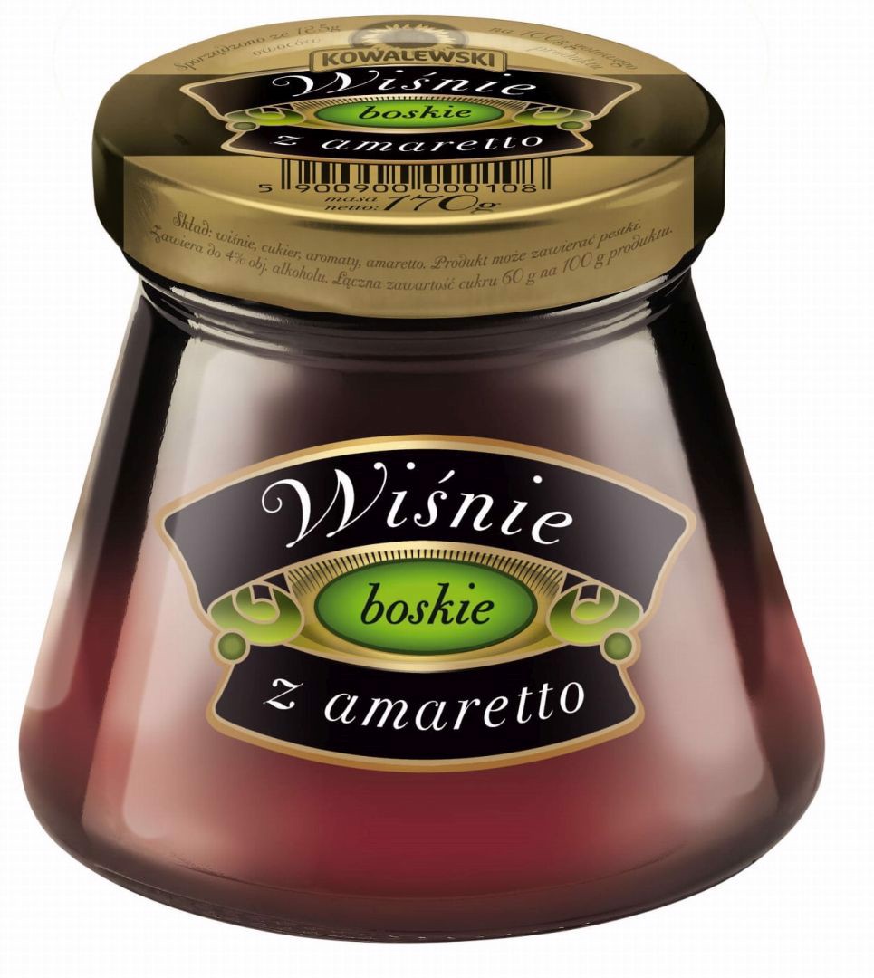 Kowalewski Wiśnie z amaretto 170 ml
