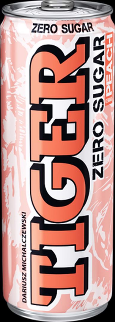 Tiger Zero brzoskwinia napój energetyzujący 250ml x 6 sztuk