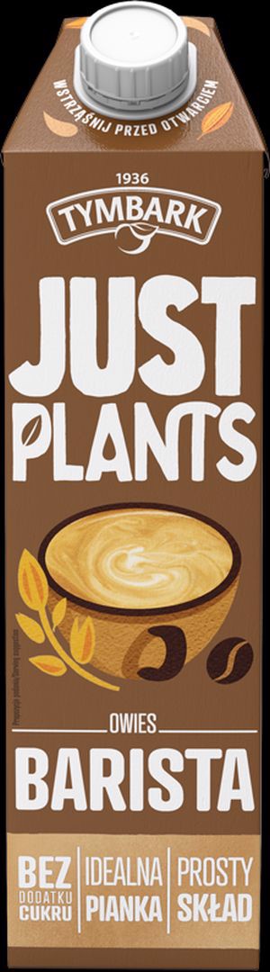 Tymbark Just Plants Owies Barista 1 l x 12 sztuk