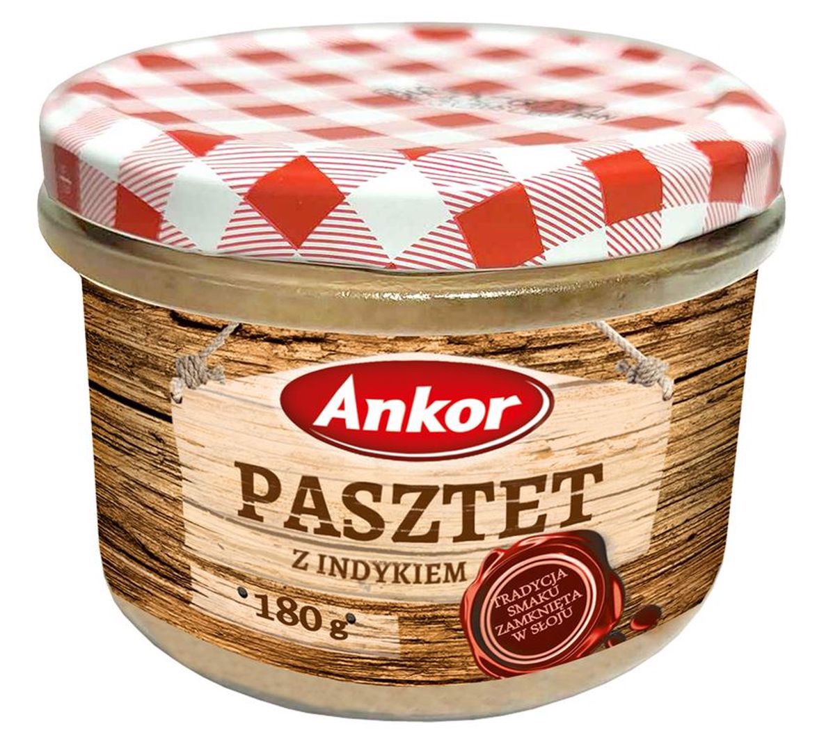 Ankor Pasztet z indykiem 180 g x 6 sztuk