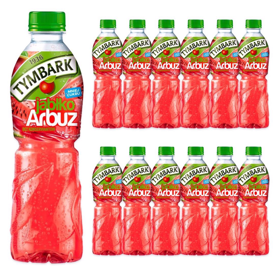 Tymbark Napój jabłko arbuz 500 ml x12 sztuk