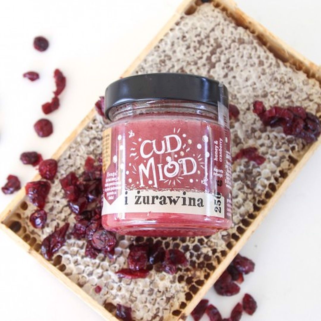 Bartnik Cud miód z żurawiną 250 g + kartonik ozdobny