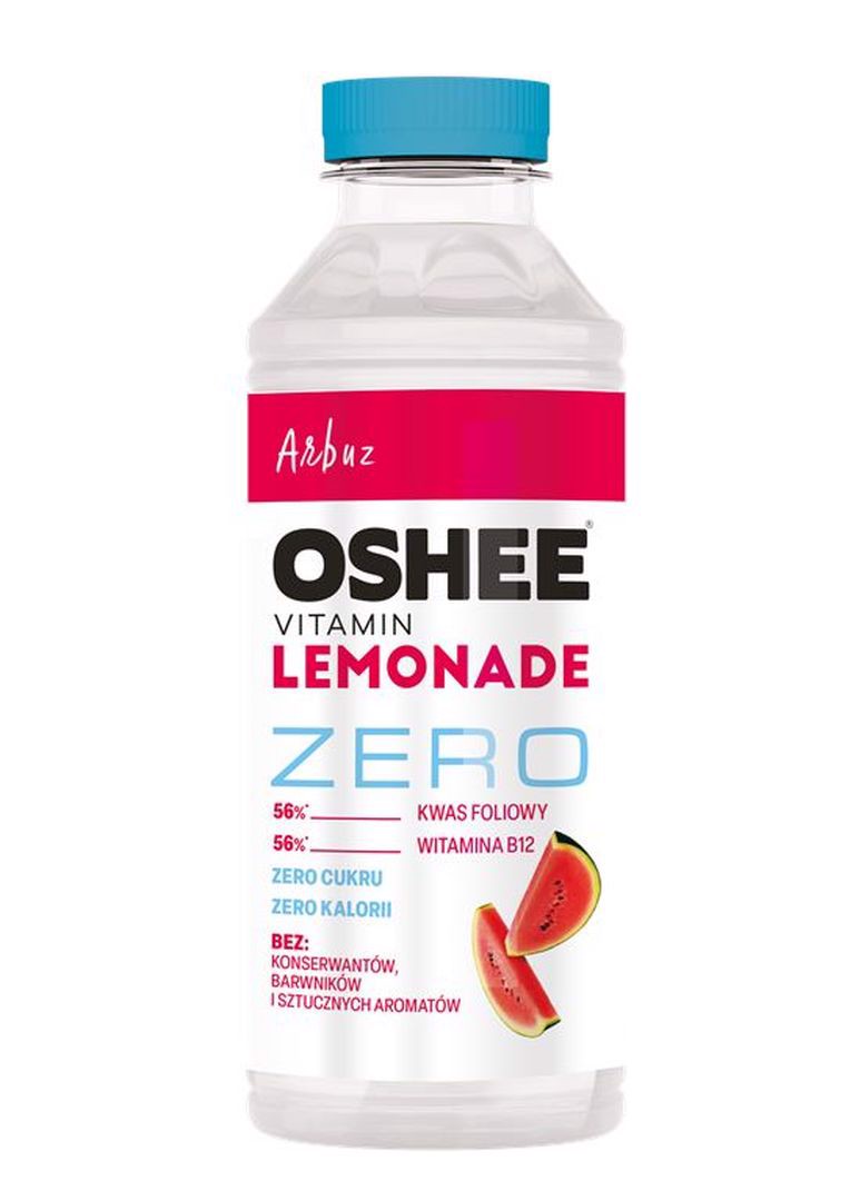 Oshee Vitamin Lemonade ZERO o smaku arbuza 555 ml x 6 sztuk
