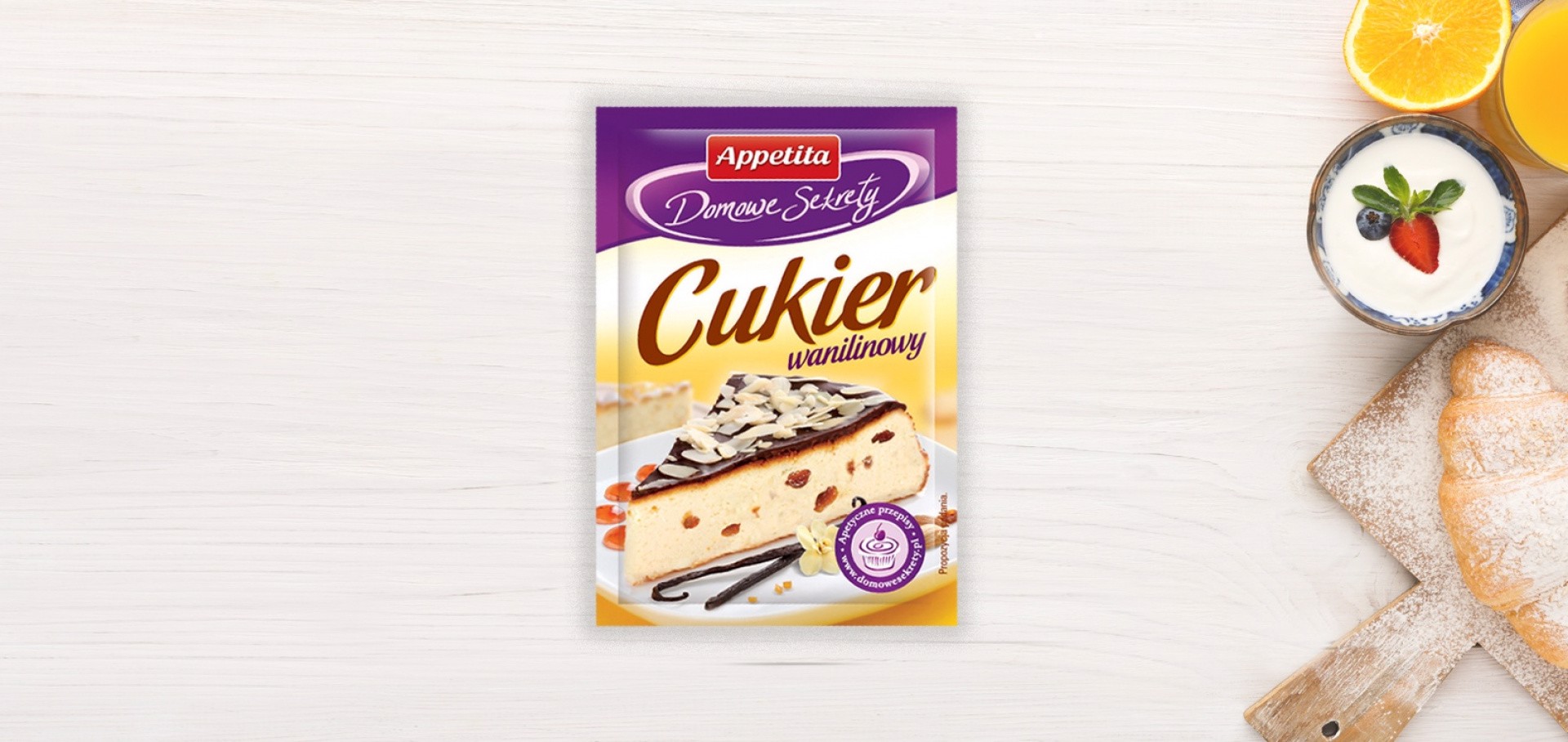 Appetita Domowe Sekrety Cukier wanilinowy 15 g