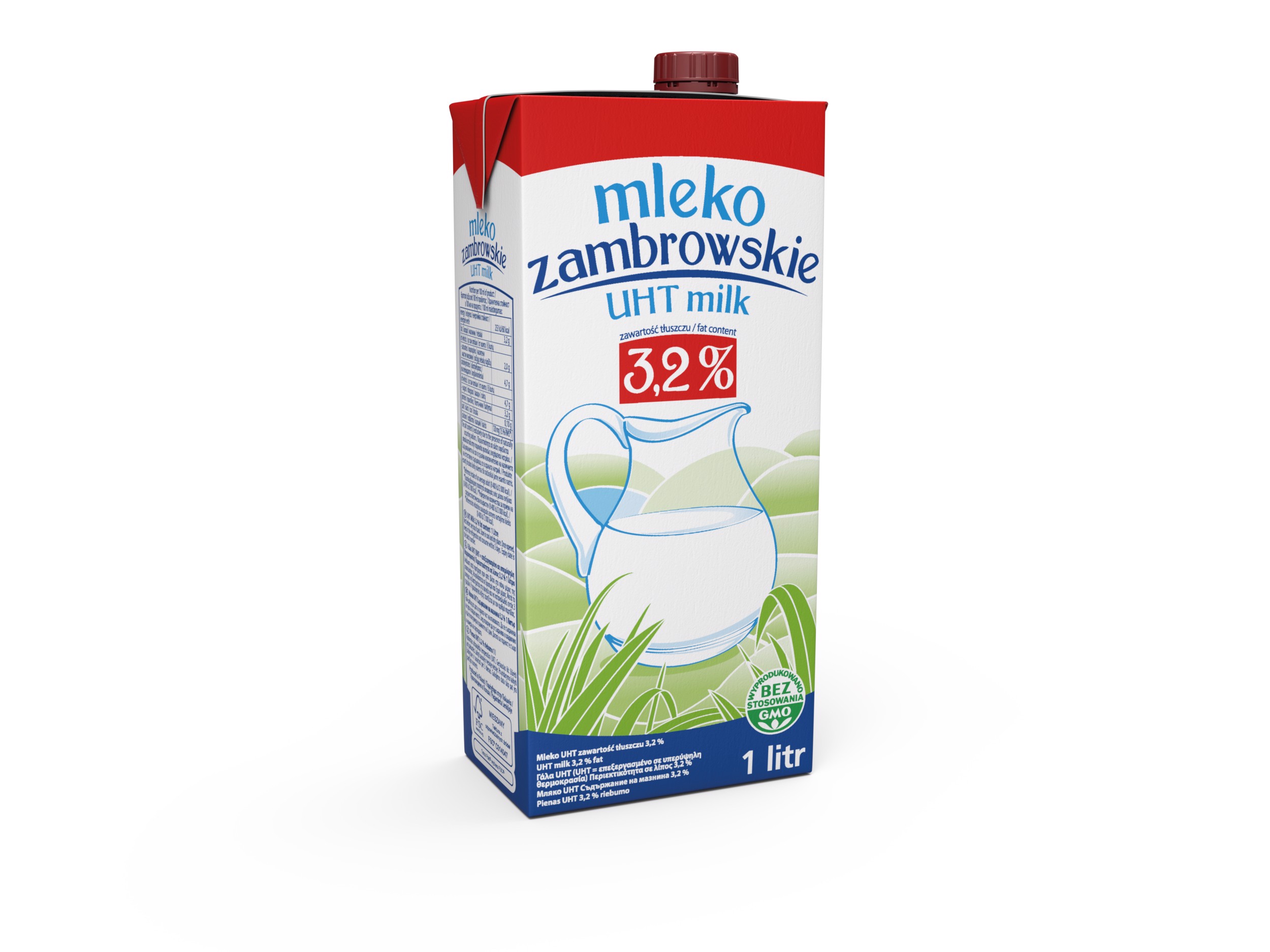 Mleko zambrowskie UHT 3,2 % 1 l