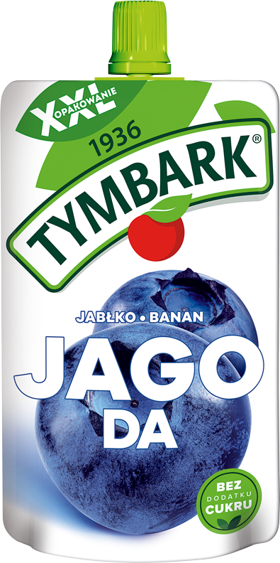 Tymbark Mus jabłko banan jagoda 200 g x 10 sztuk