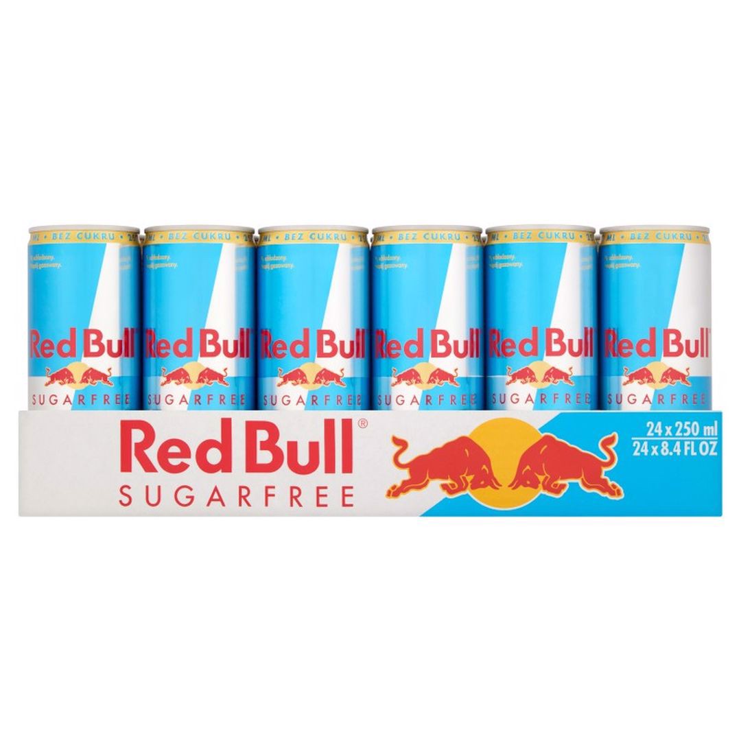 Red Bull Napój energetyczny bez cukru 250 ml x 24 sztuk