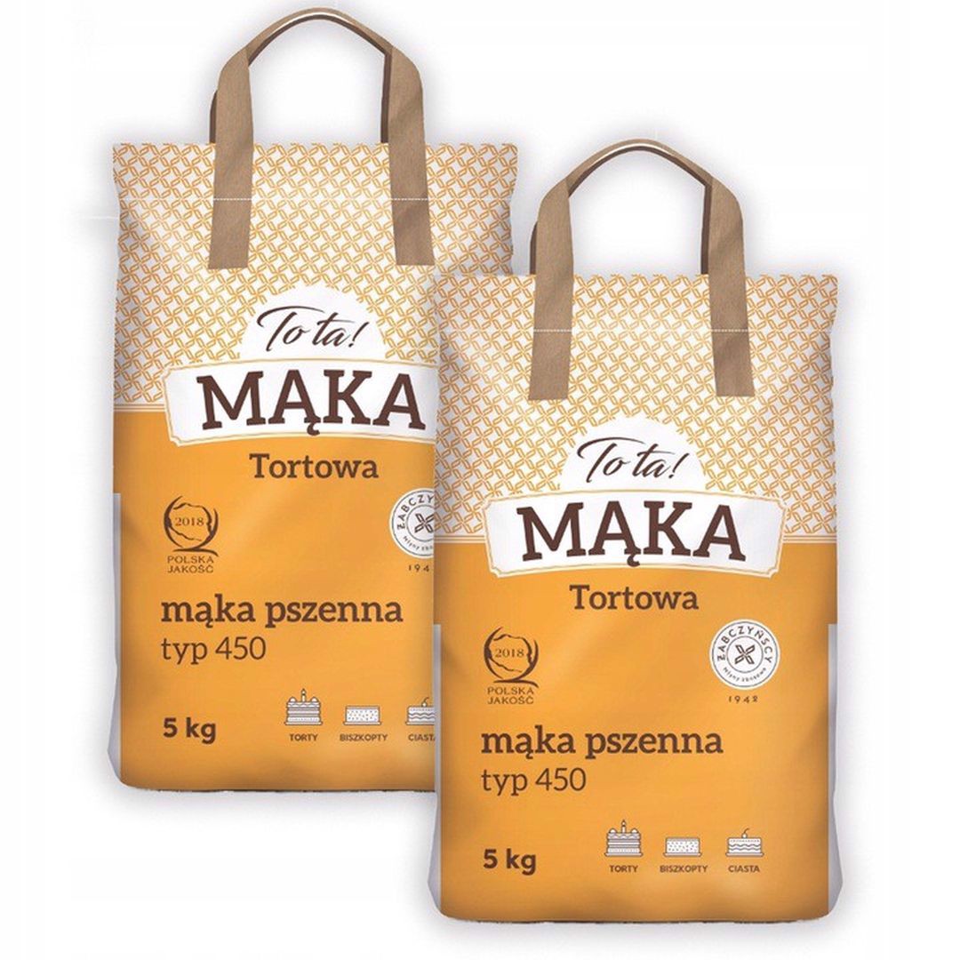 To ta! Mąka Tortowa  pszenna typ 450 5 kg x2 sztuk