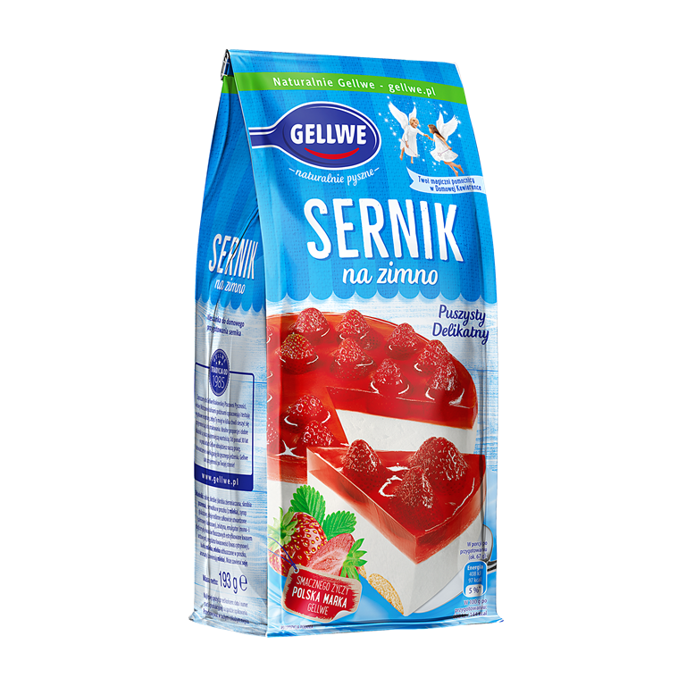 Gellwe Sernik na zimno mieszanka do domowego przygotowania 193 g