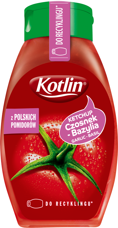 Kotlin Ketchup czosnek - bazylia 450 g