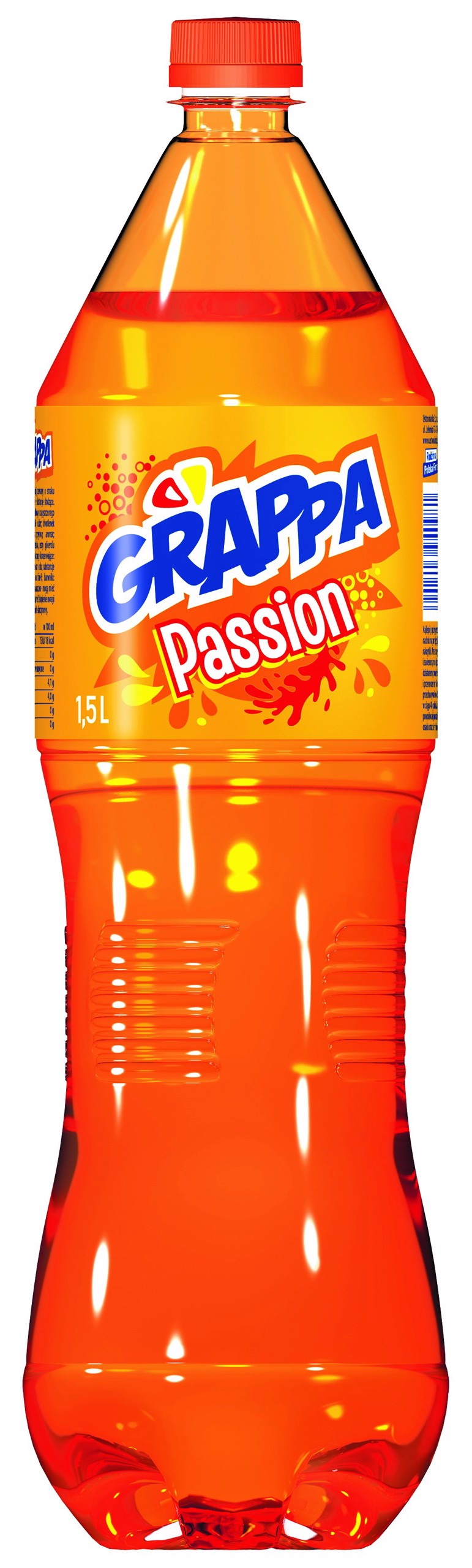 Grappa Passion Napój gazowany o smaku mango 1,5 l x 6 sztuk