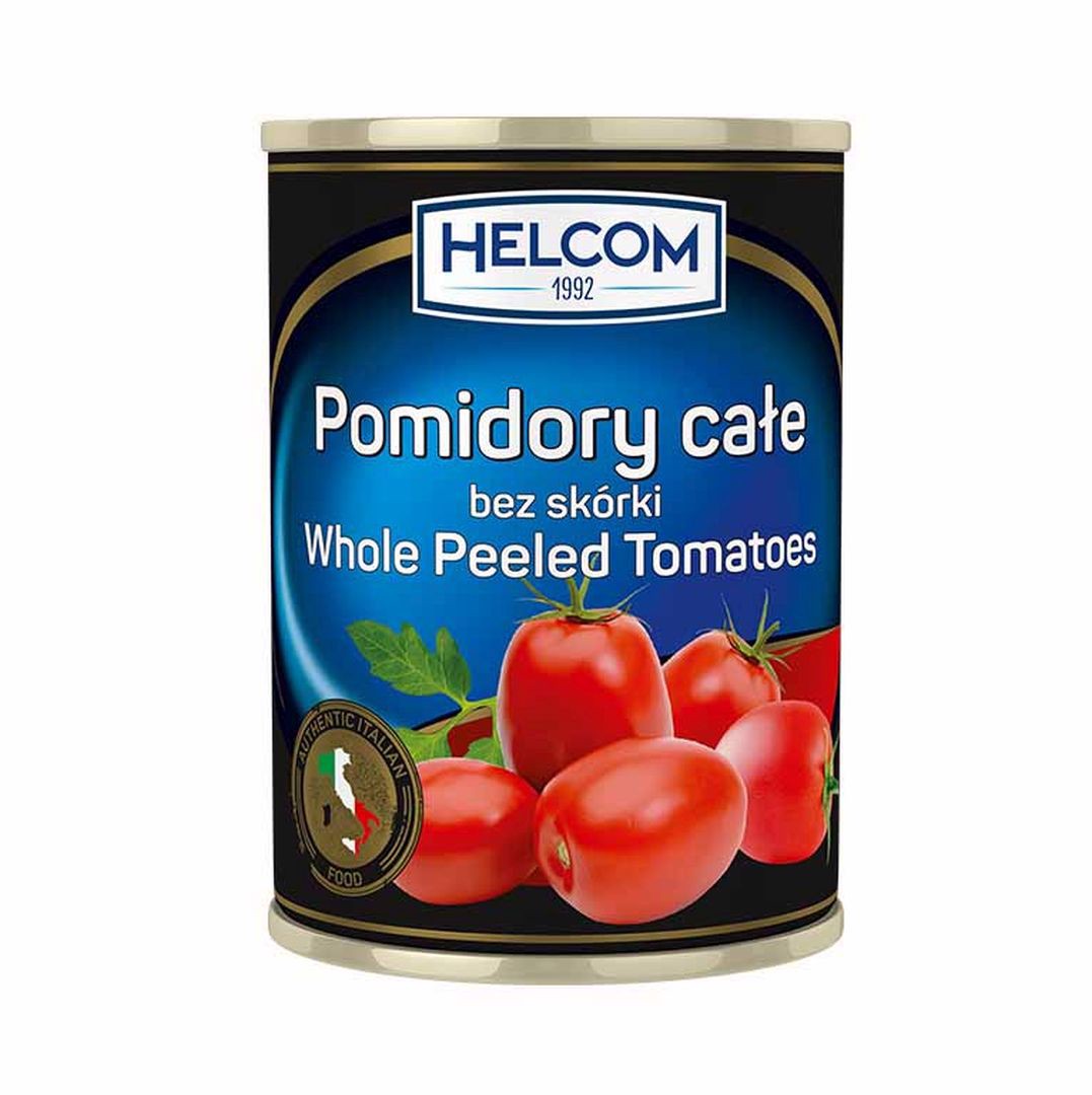 Helcom Pomidory całe bez skórki 400g