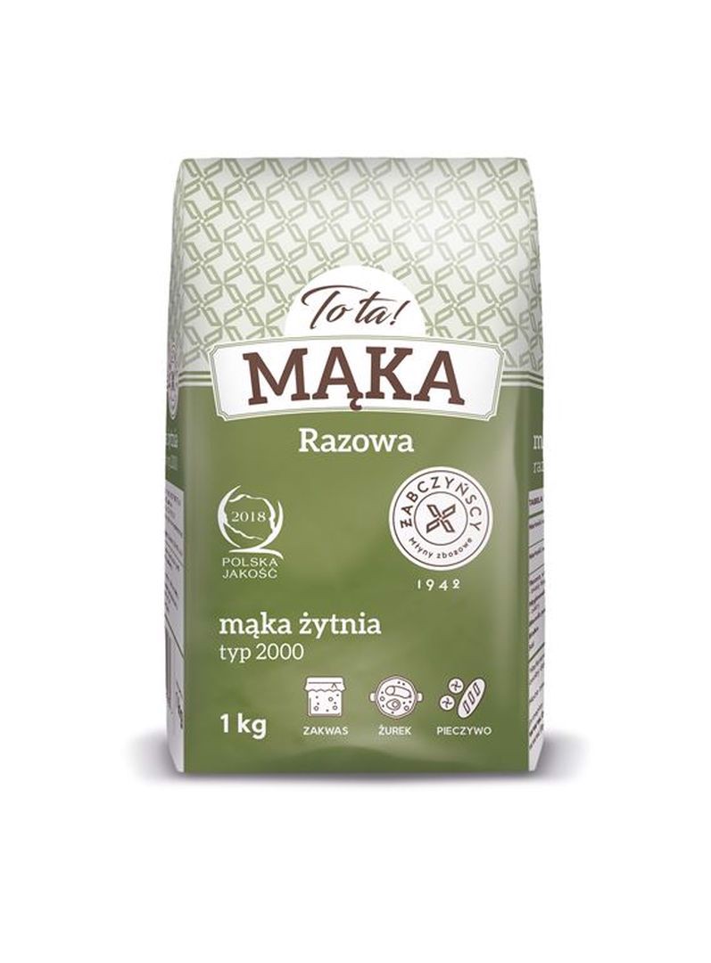 To ta! Mąka żytnia razowa typ 2000 1 kg
