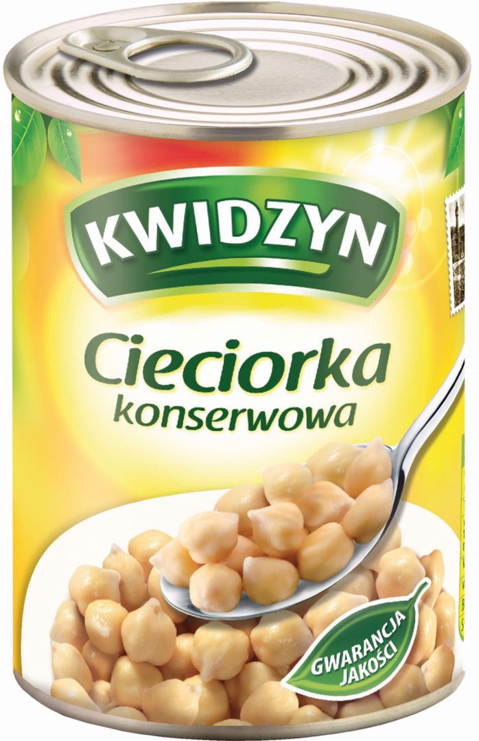 Kwidzyn Cieciorka konserwowa puszka 400g x 6 sztuk