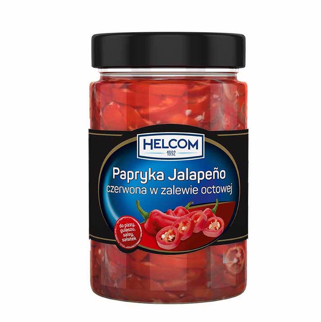 Helcom Papryka Jalapeno czerwona w zalewie octowej 327 ml