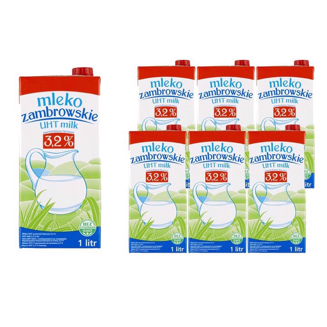 Mleko zambrowskie UHT 3,2 % 1 l x 6 sztuk