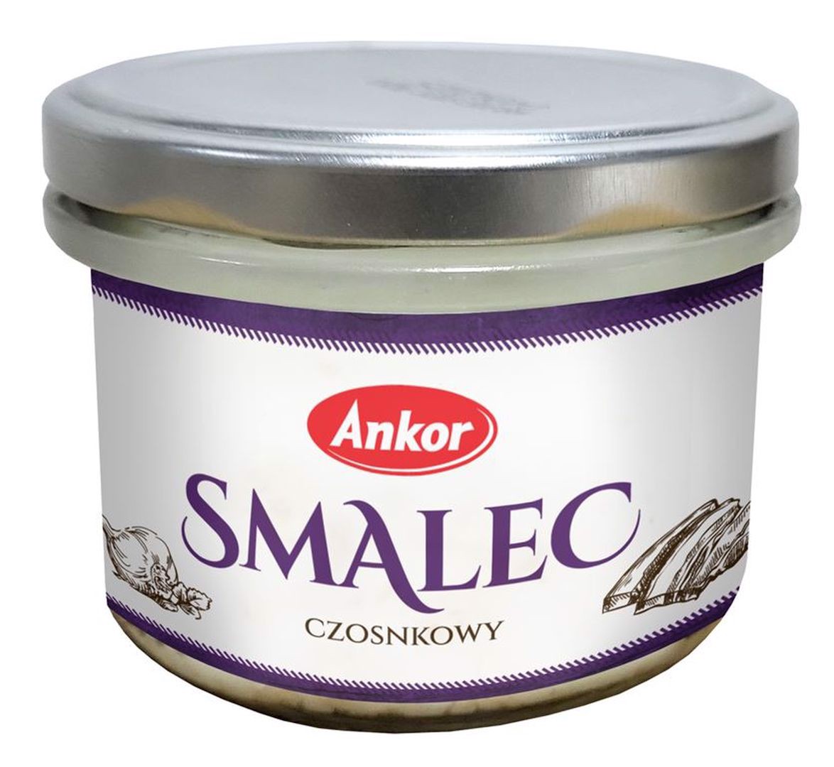 Ankor Smalec czosnkowy 180 g