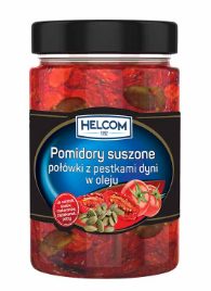 Helcom Pomidory suszone z pestami dyni w oleju 327 ml