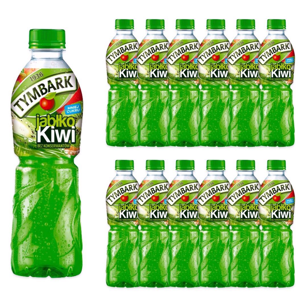 Tymbark Napój jabłko kiwi 500 ml x12 sztuk