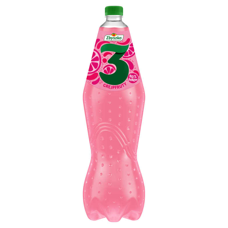 Zbyszko 3 Napój gazowany grejpfruty 1,75 l