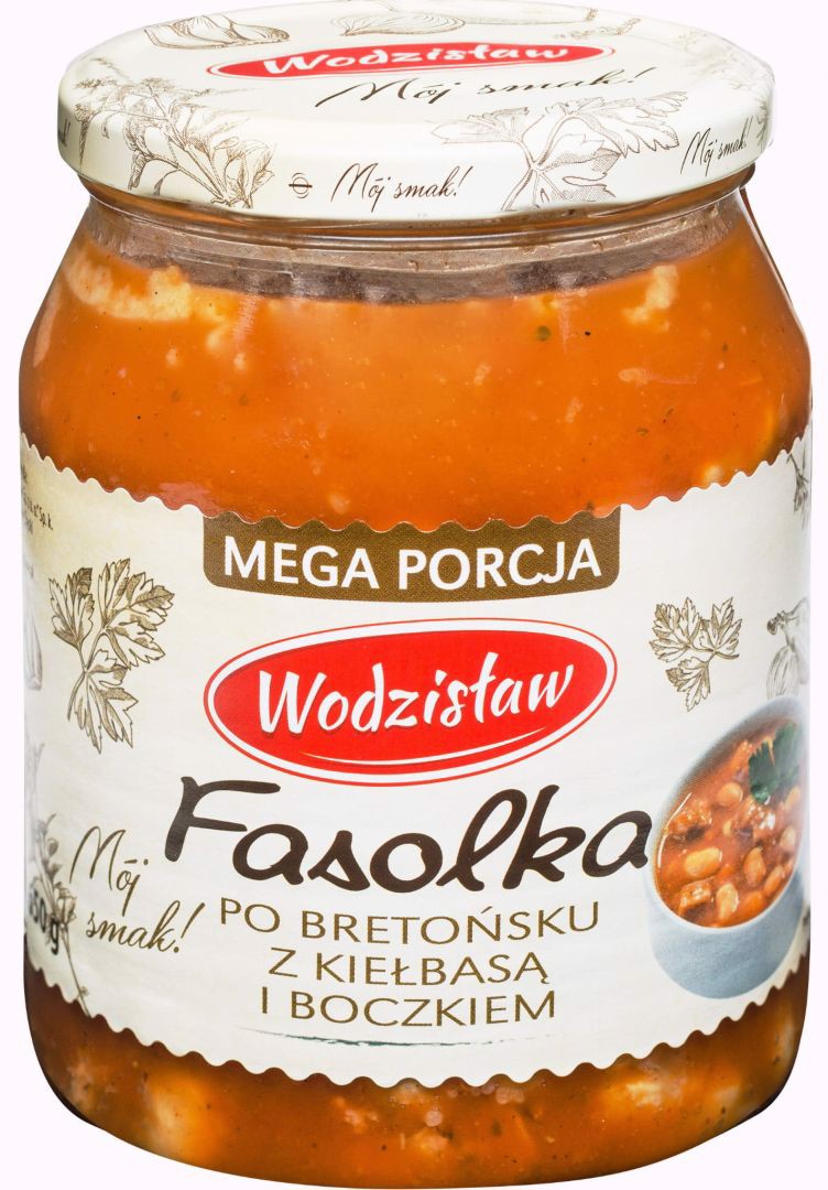 Wodzisław Fasolka Po Bretońsku z kiełbasą i boczkiem 650 g