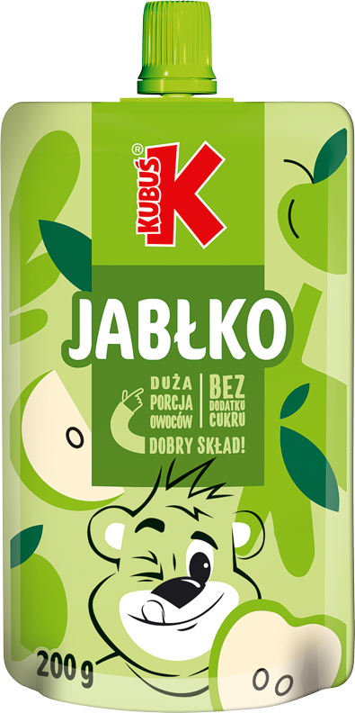 Kubuś Mus o smaku jabłkowym 200 g x 10 sztuk