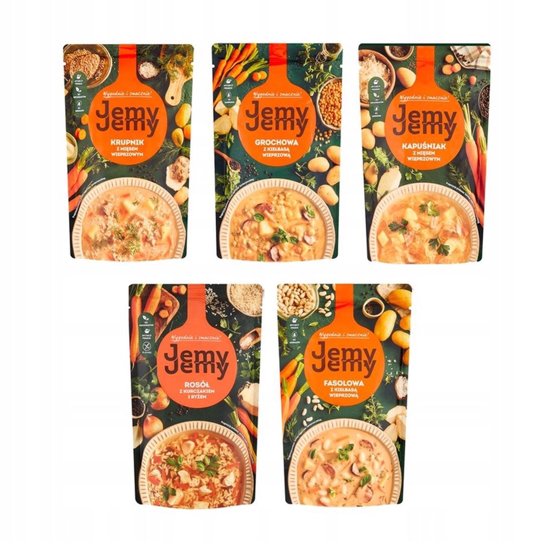 JemyJemy Zupy Mix 5 smaków 400 g x 5 sztuk