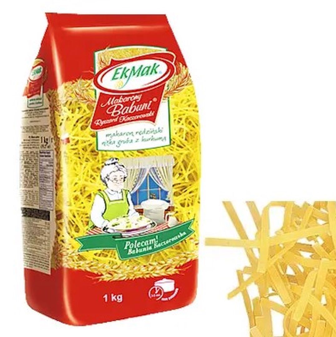 Eko Mak Makarony Babuni nitka gruba 1kg