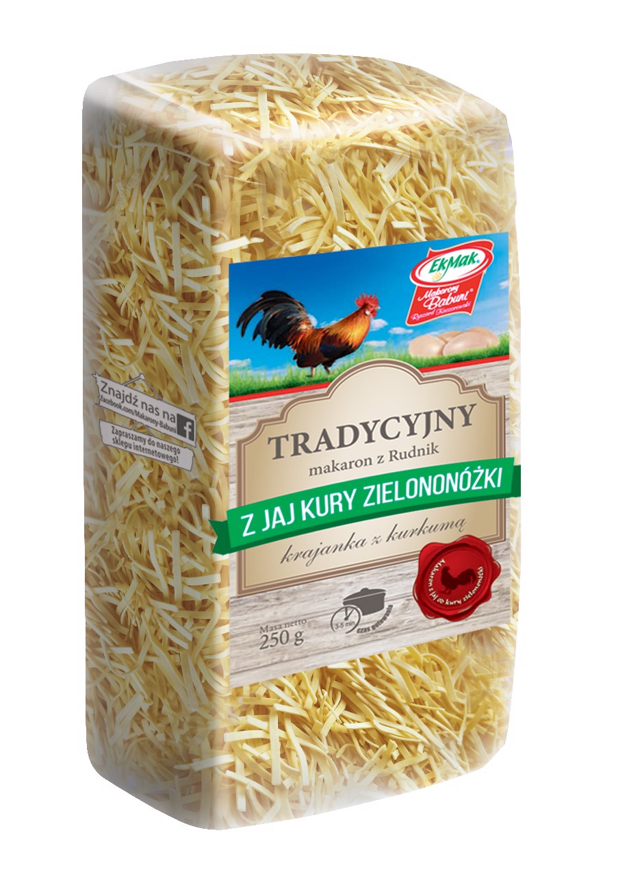 Eko Mak Makaron z jaj kury zielononóżki krajanka 250g