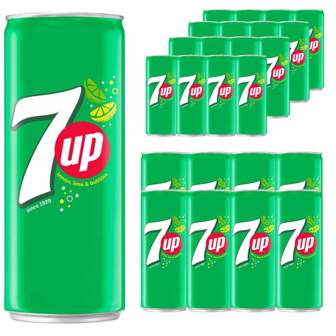 7UP Napój gazowany 330 ml x 24 sztuk