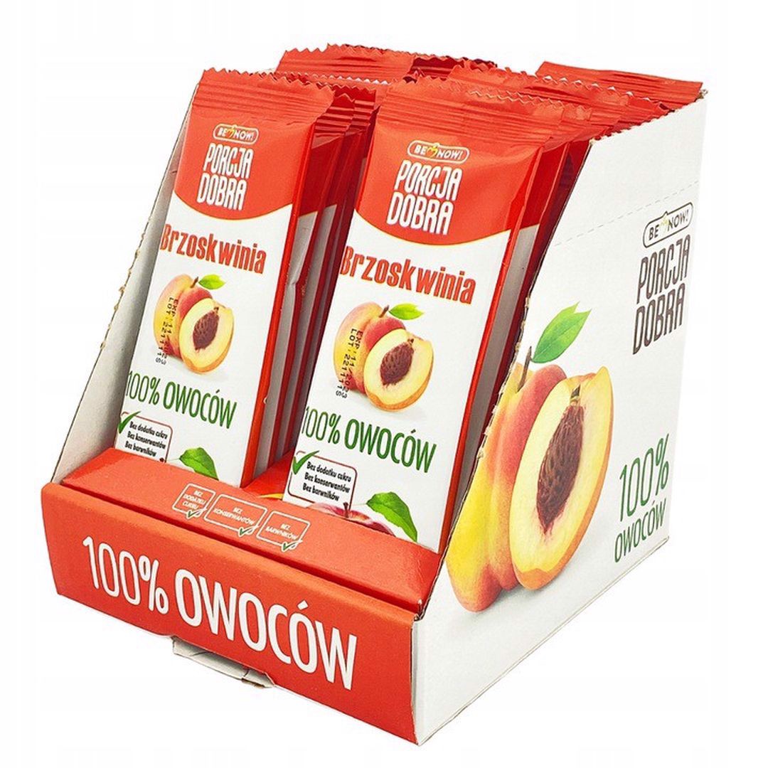 Pocja Dobra Przekąska jabłko-brzoskwinia 16 g x 24 sztuk