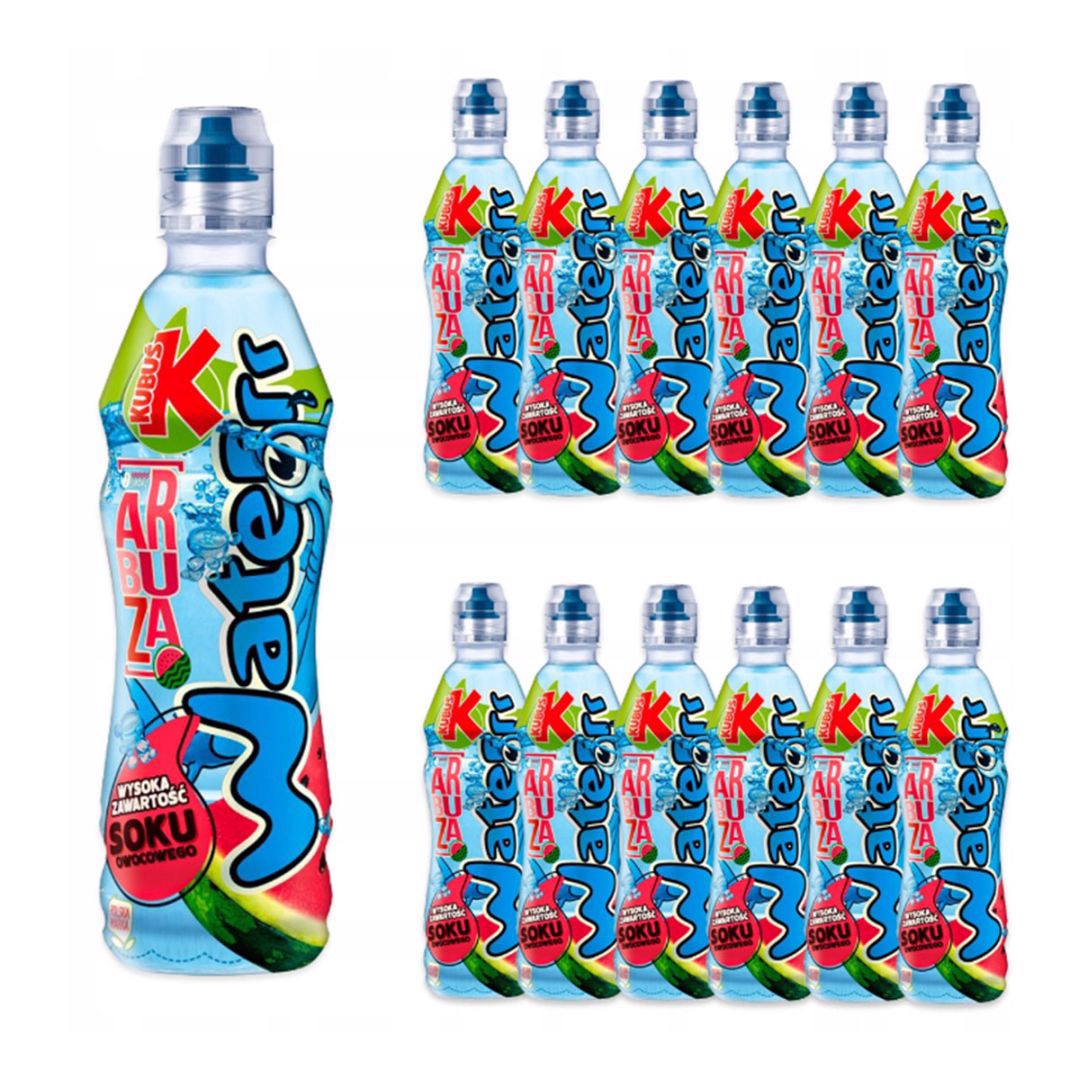 Kubuś Waterrr Napój o smaku arbuza 500 ml x12 sztuk