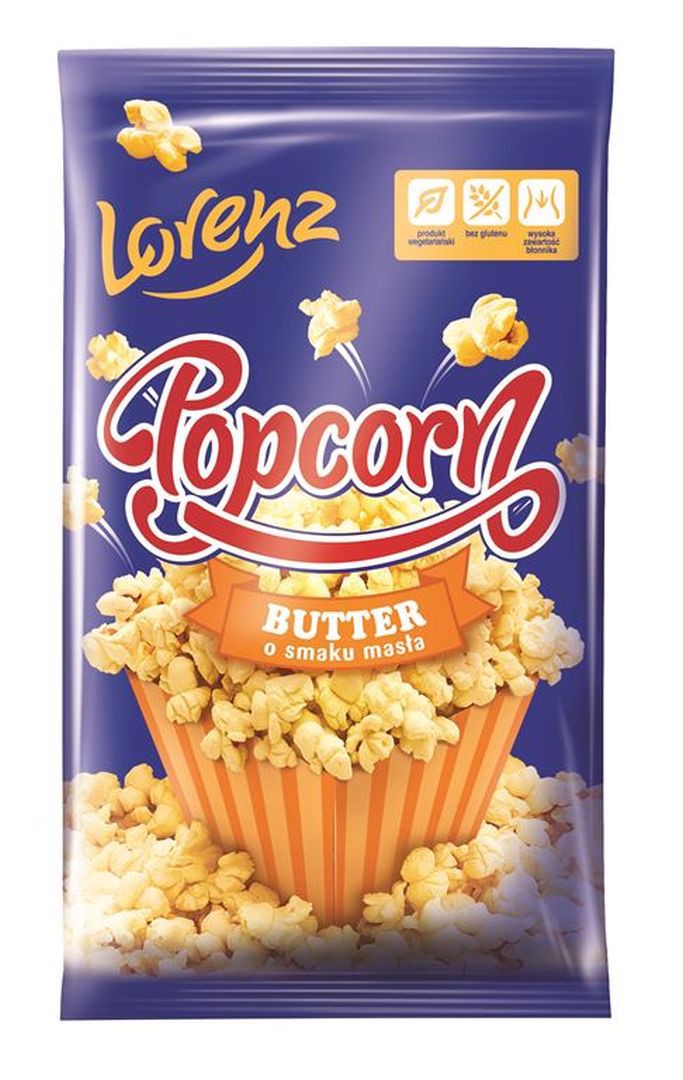 Lorenz Popcorn o smaku masła 90 g