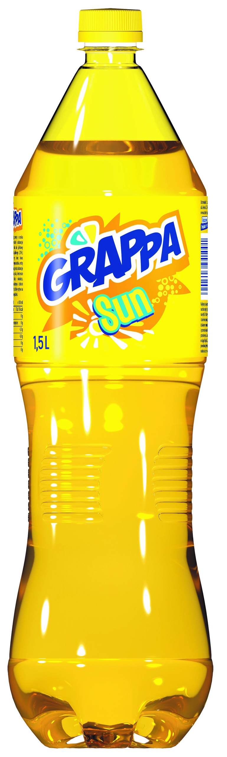 Grappa Sun Napój gazowany o smaku ananasowym 1,5 l x 6 sztuk