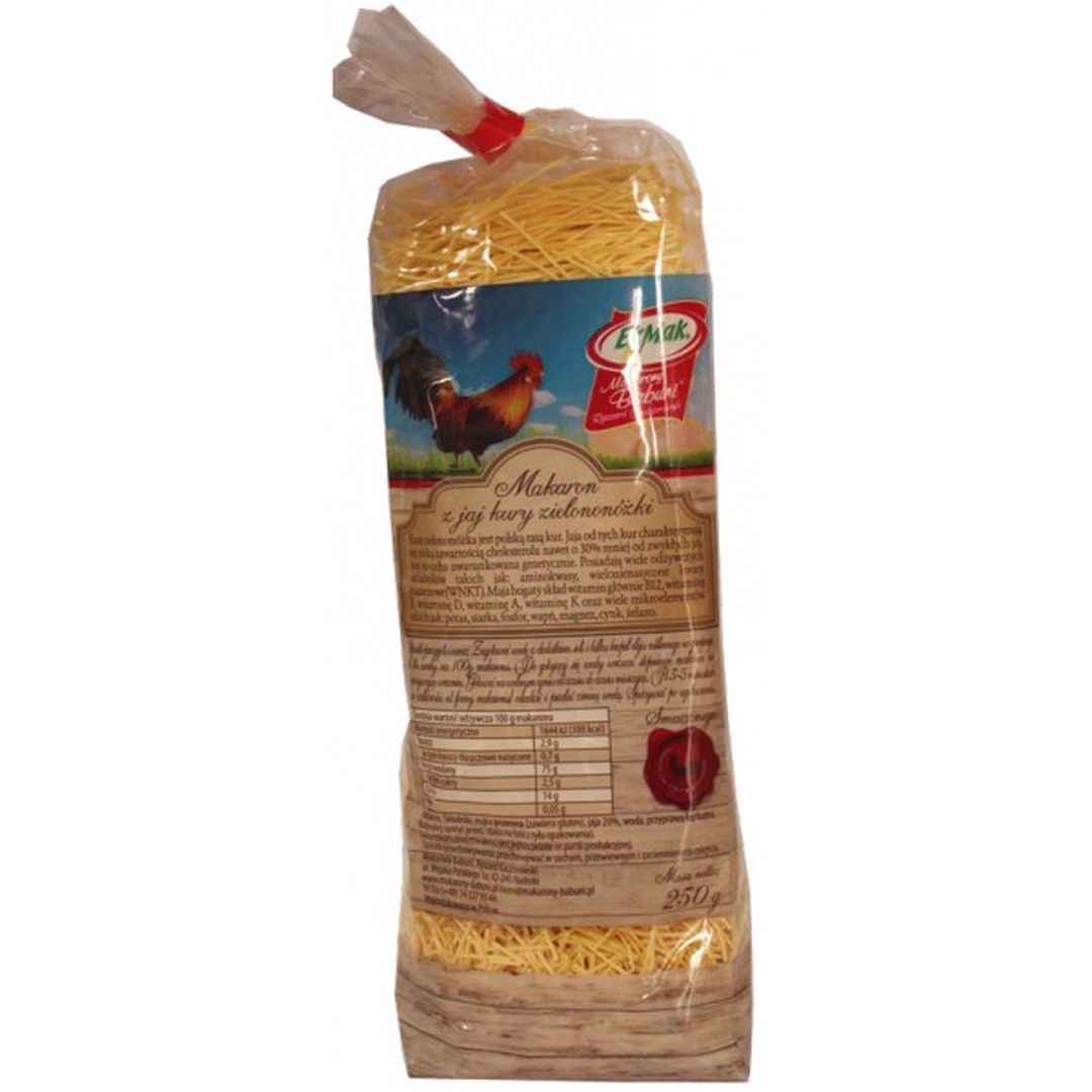 Eko Mak Makaron z jaj kury zielononożki 250g