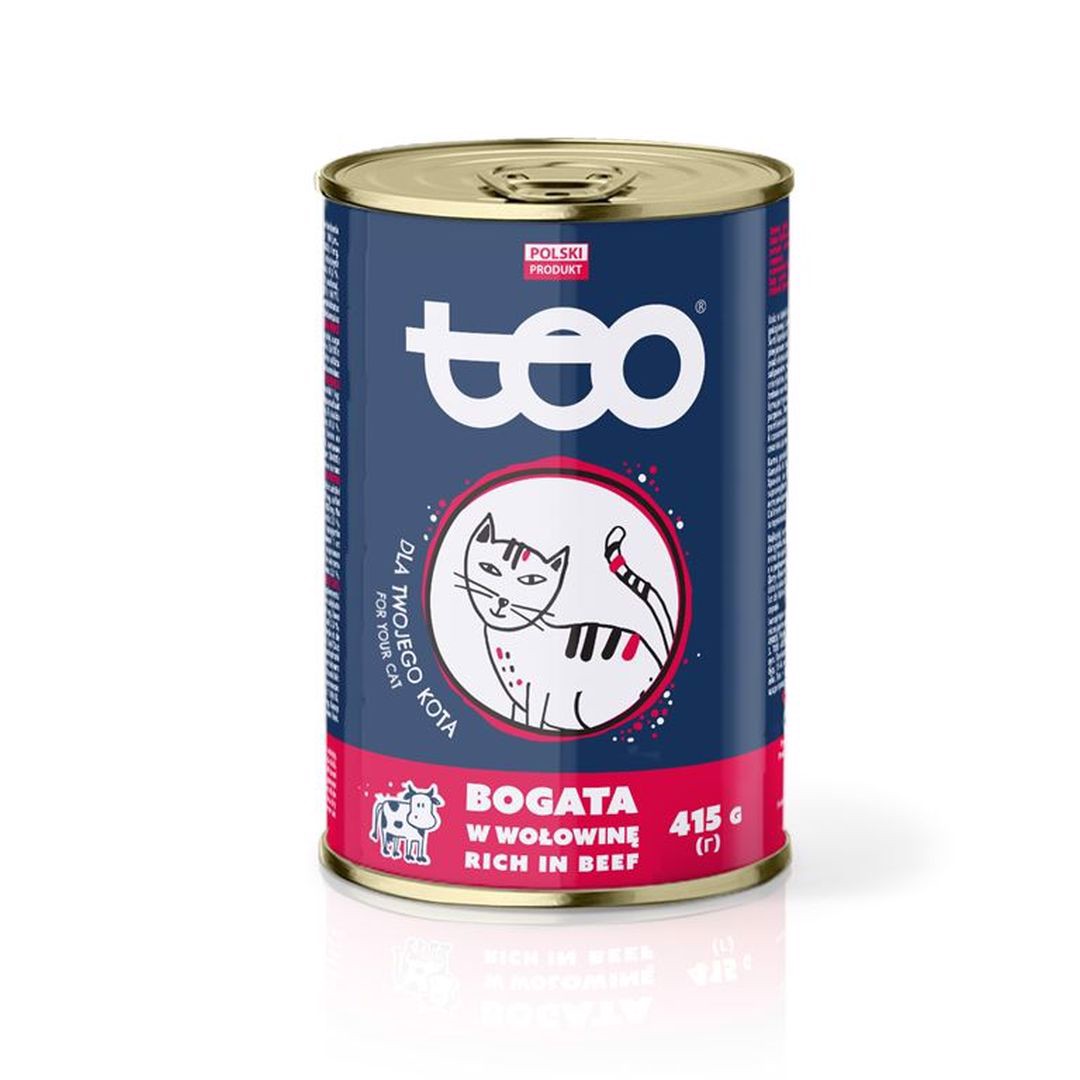 Teo Karma mokra dla kotów Mix 3 smaków 415 g x 30 sztuk