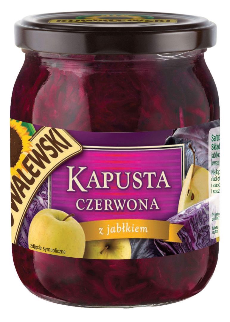 Kowalewski Kapusta czerwona z jabłkiem 540 ml