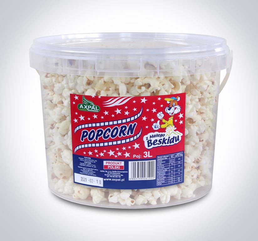 Axpal Popcorn z solą 3l