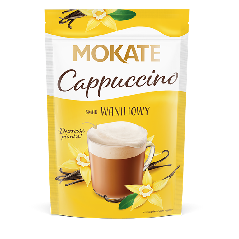 Mokate Cappuccino smak waniliowy 110 g