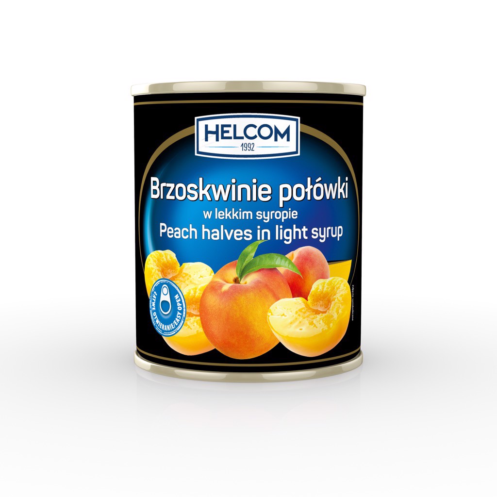 Helcom Brzoskwinie połówki w lekkim syropie 425 ml