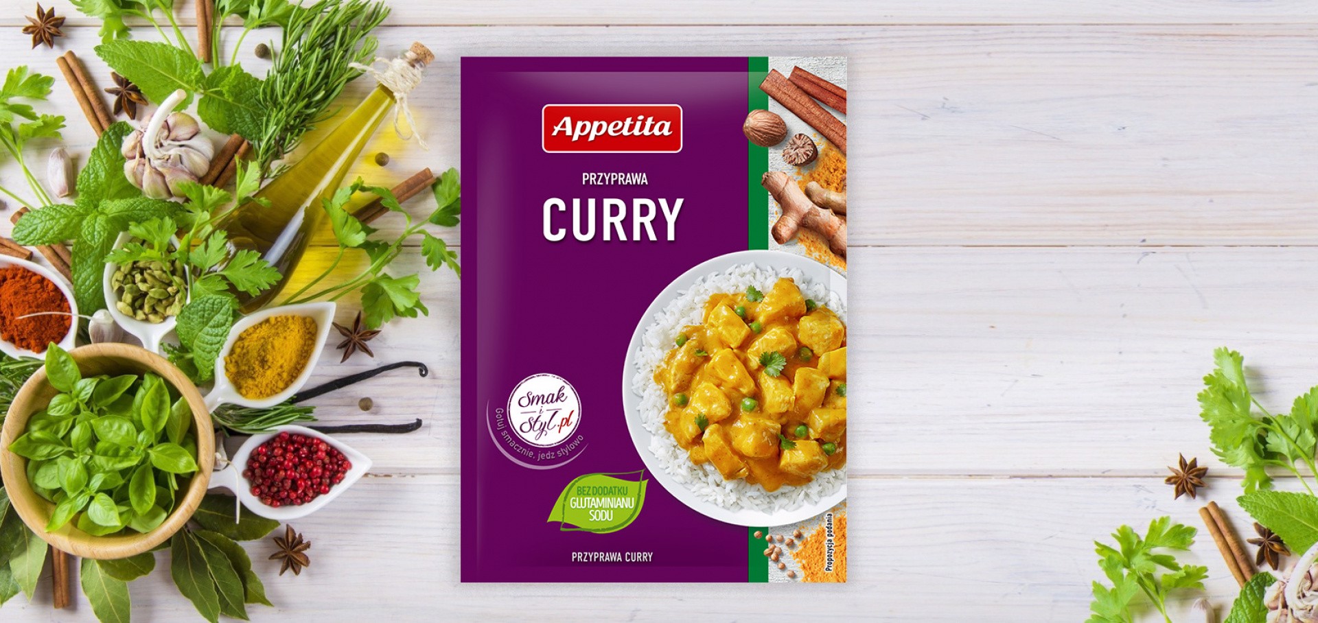 Appetita Przyprawa curry 20 g x 10 sztuk