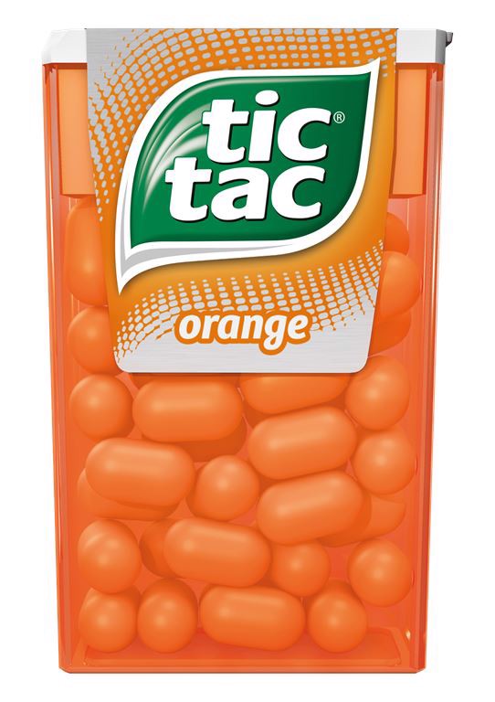 Tic Tac Drażetki o smaku pomarańczowym 54 g