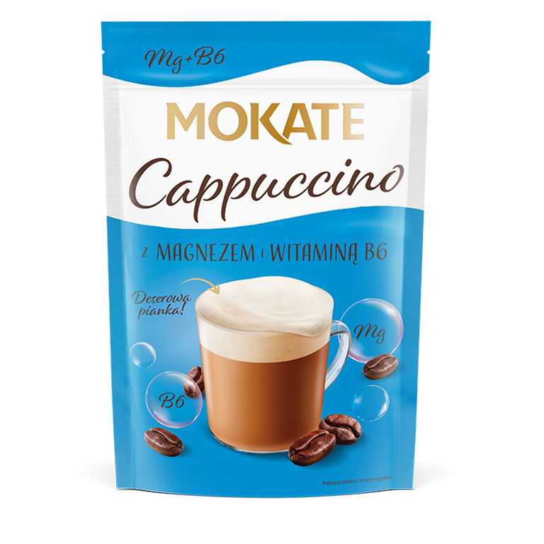 Mokate Cappuccino z magnezem i witaminą B6 110 g